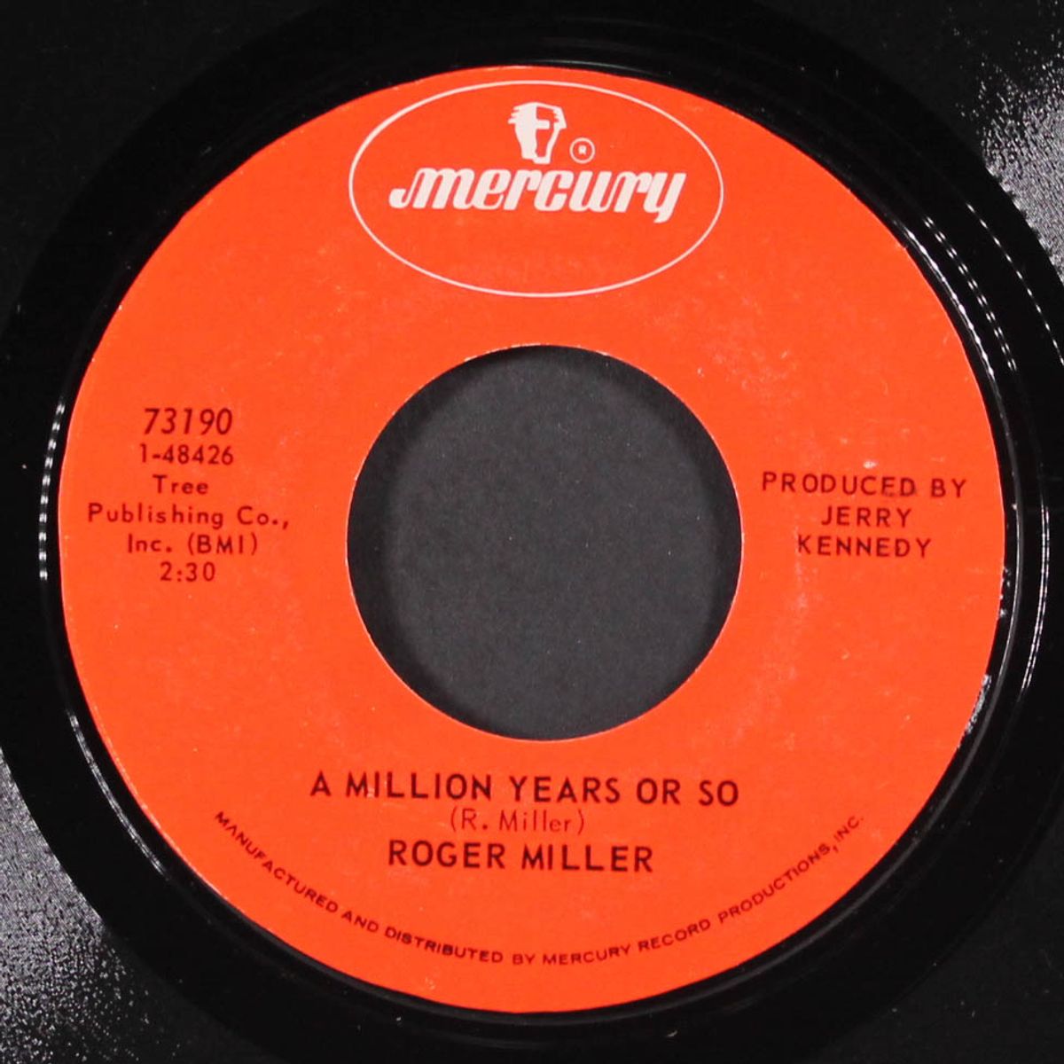 tomorrow night in baltimore / a million years or so by ROGER MILLER