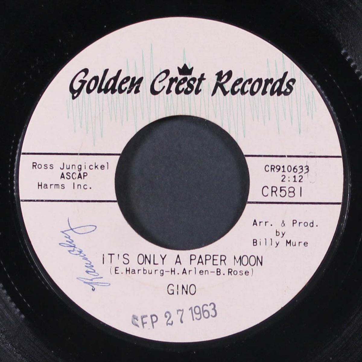 it's only a paper moon / home sweet home by GINO