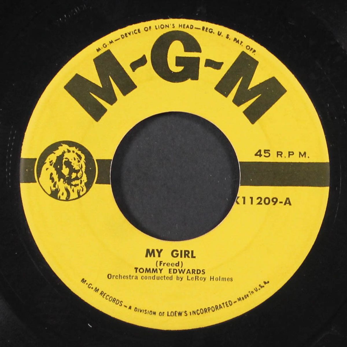 my girl / piano, bass and drums by TOMMY EDWARDS
