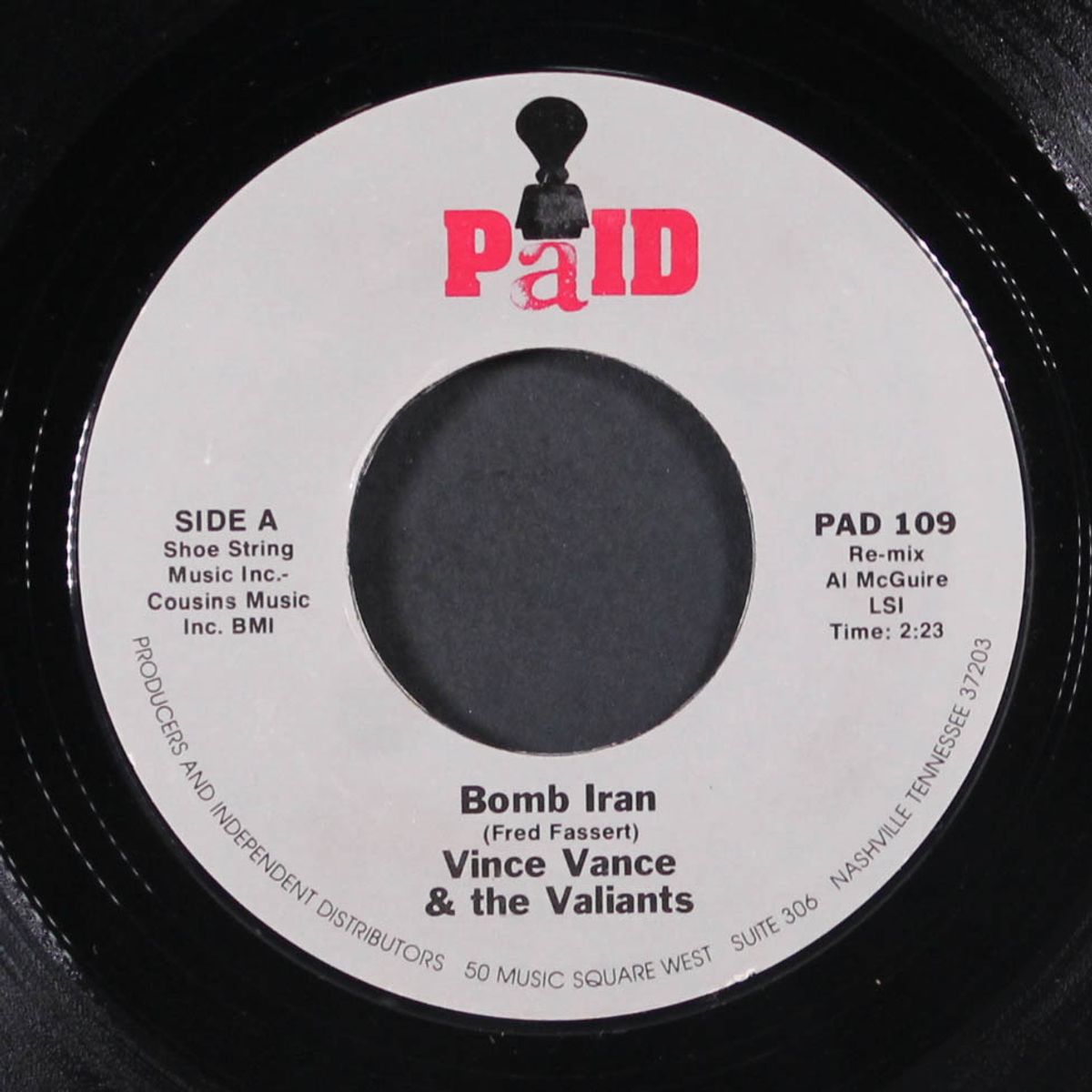 bomb iran / bye-bye baby by VINCE VANCE & VALIANTS