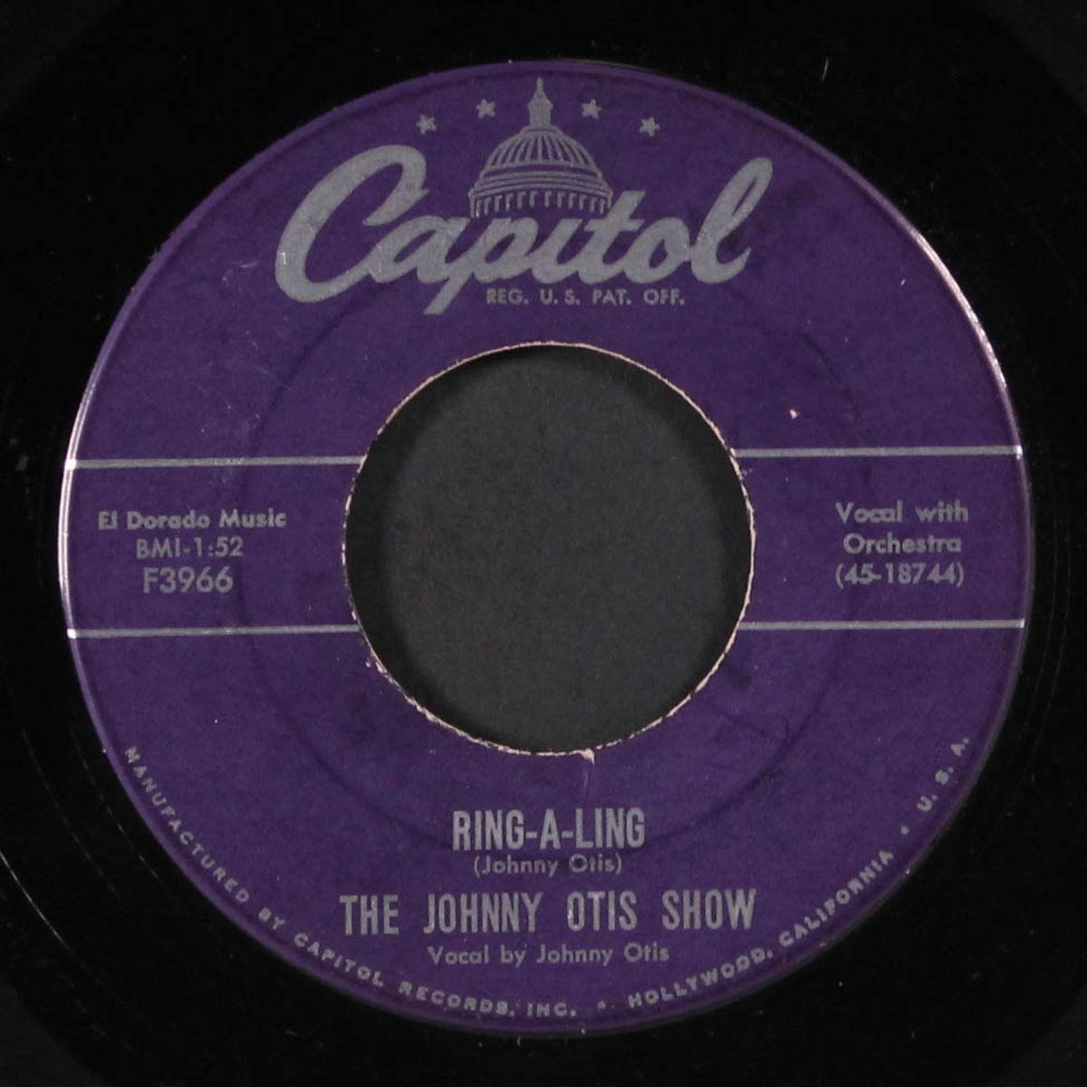 willie and the hand jive / ring-a-ling by JOHNNY OTIS
