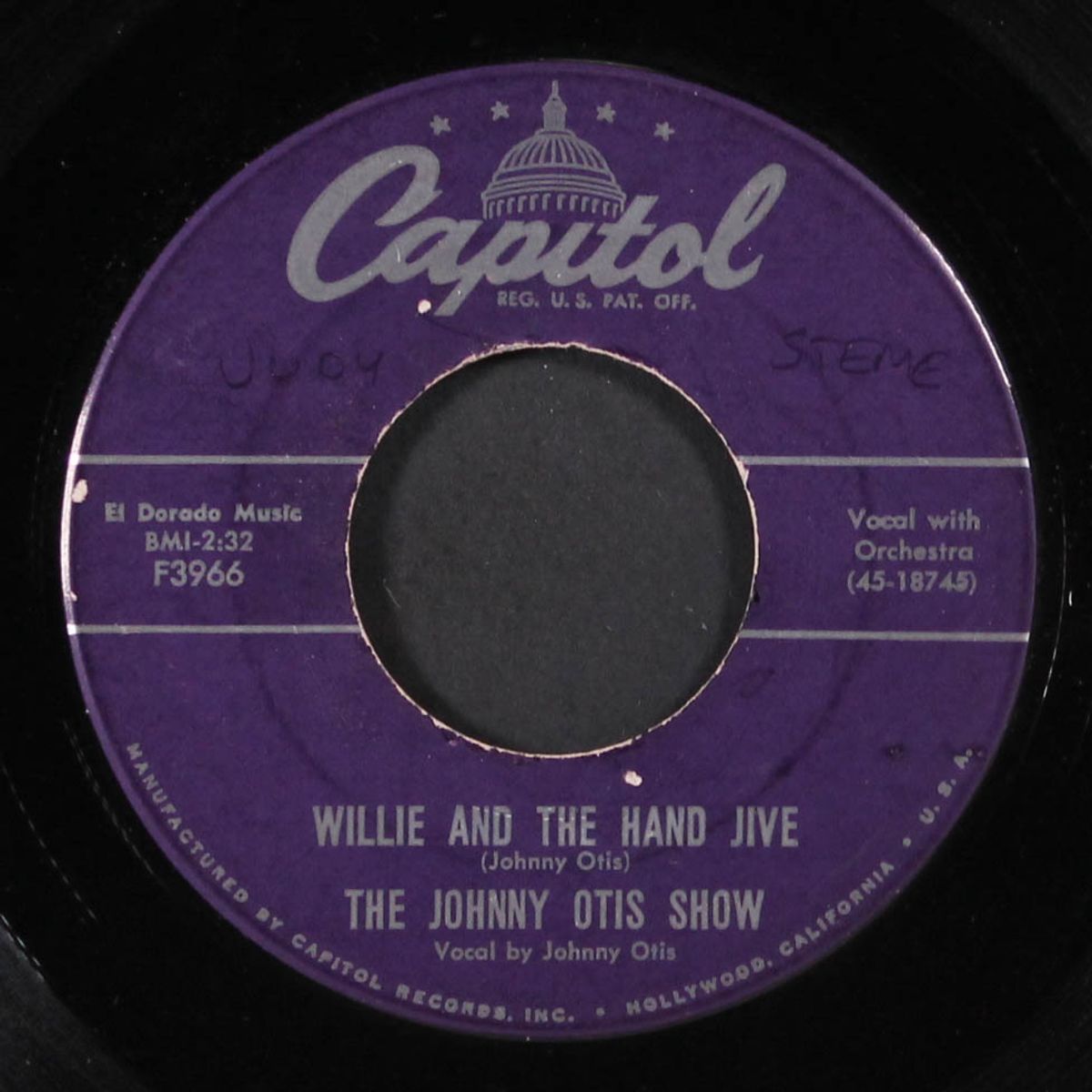 willie and the hand jive / ring-a-ling by JOHNNY OTIS