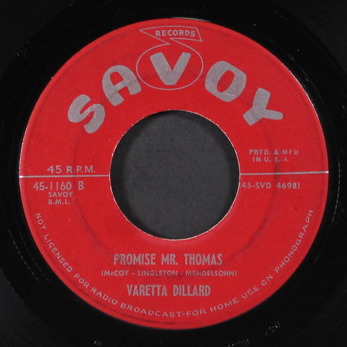 promise mr. thomas / you're the answer to my prayers by VARETTA DILLARD & ROAMERS