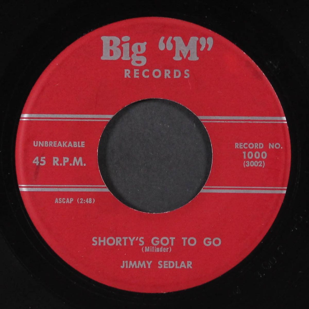 shorty's got to go / understanding by JIMMY SEDLAR