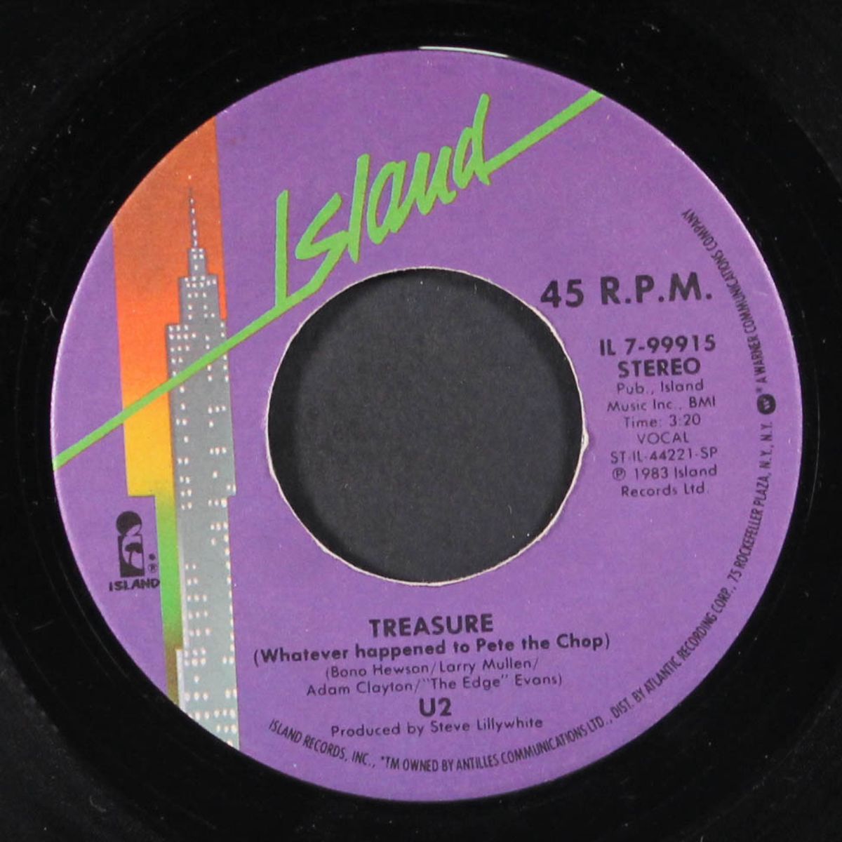 new year's day / treasure by U2