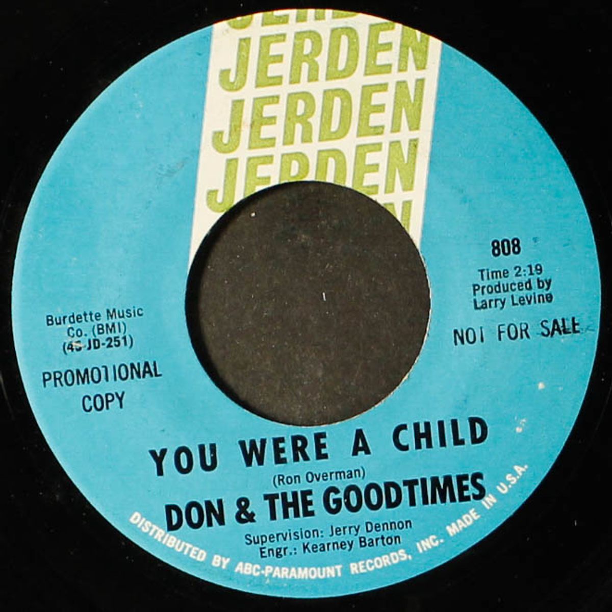i hate to hate you / you were a child by DON & GOODTIMES