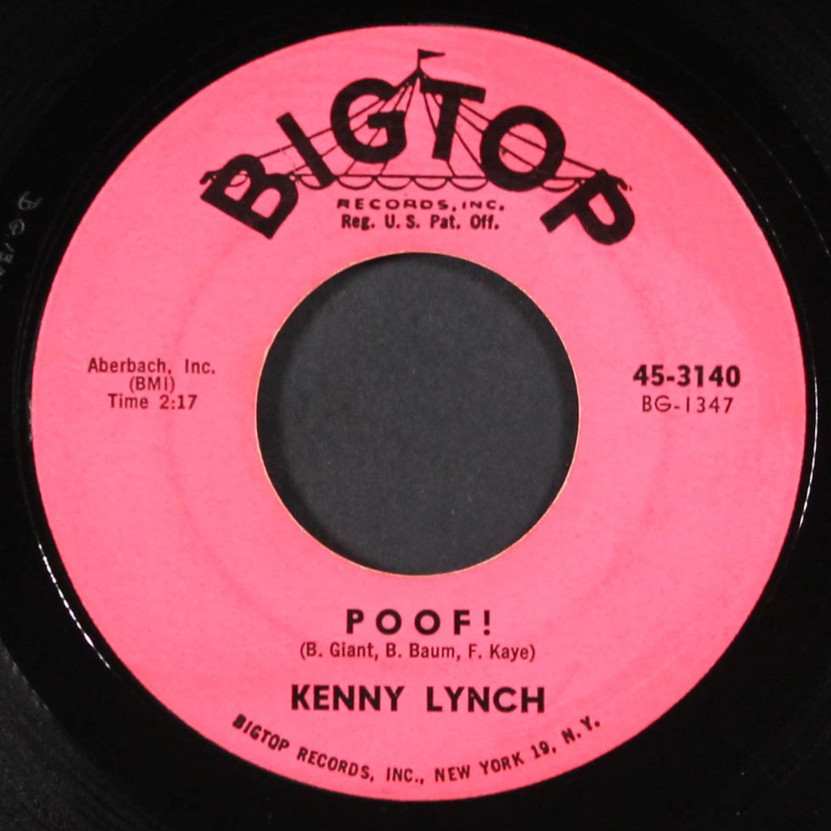 poof! / happy that's me by KENNY LYNCH