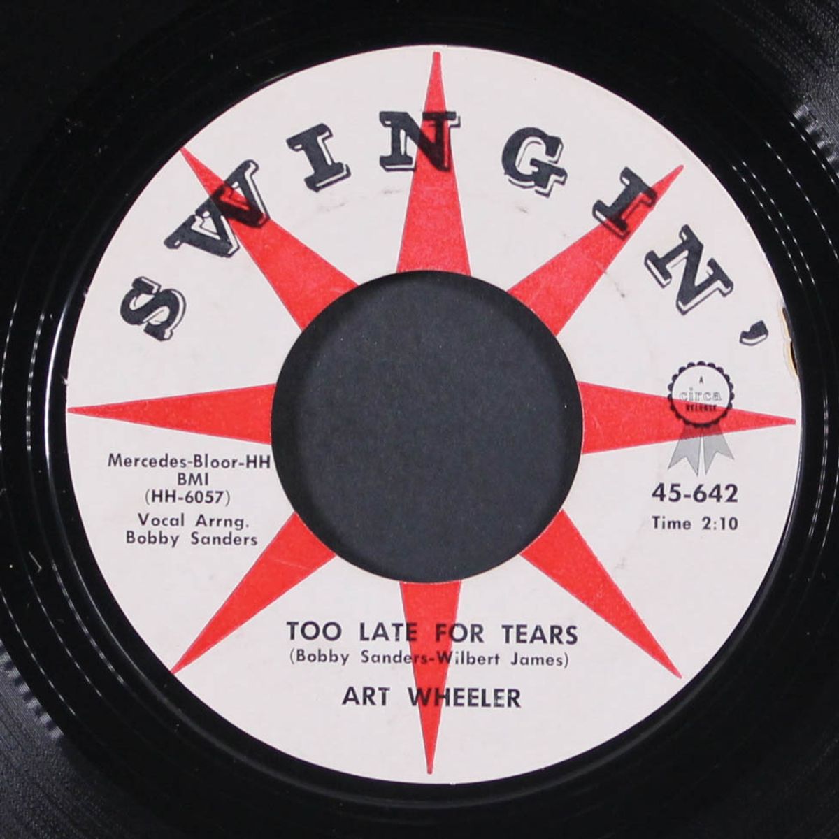 jo jo / too late for tears by ART WHEELER