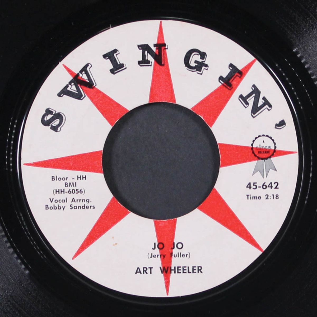 jo jo / too late for tears by ART WHEELER