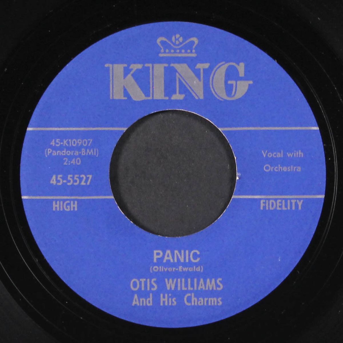 panic / pardon me by OTIS WILLIAMS & CHARMS