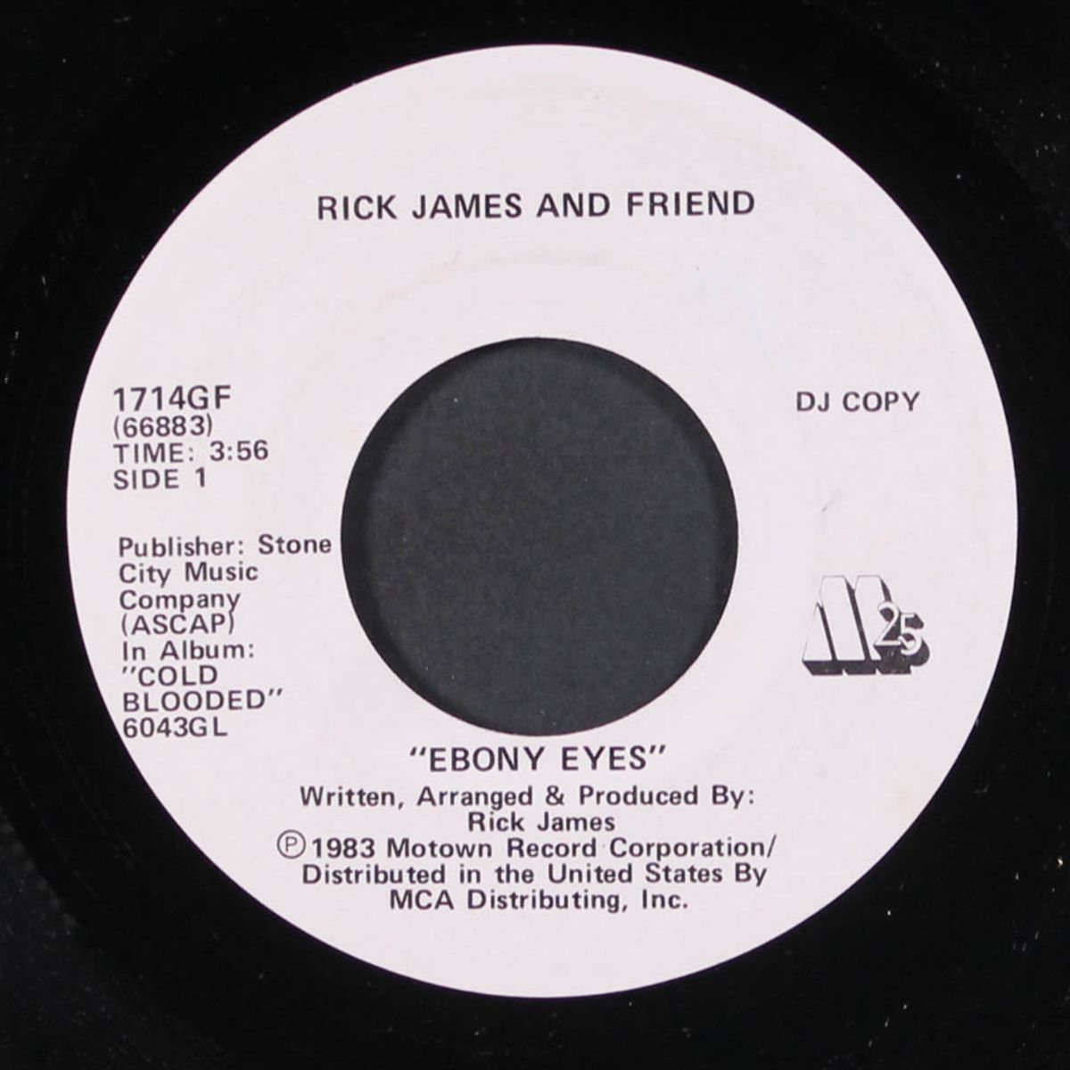 ebony eyes / same by RICK JAMES & FRIEND