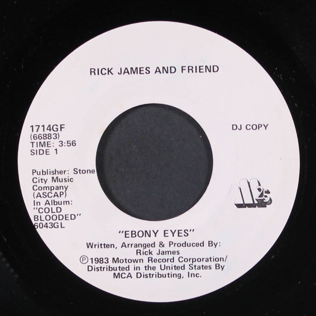 ebony eyes / same by RICK JAMES & FRIEND