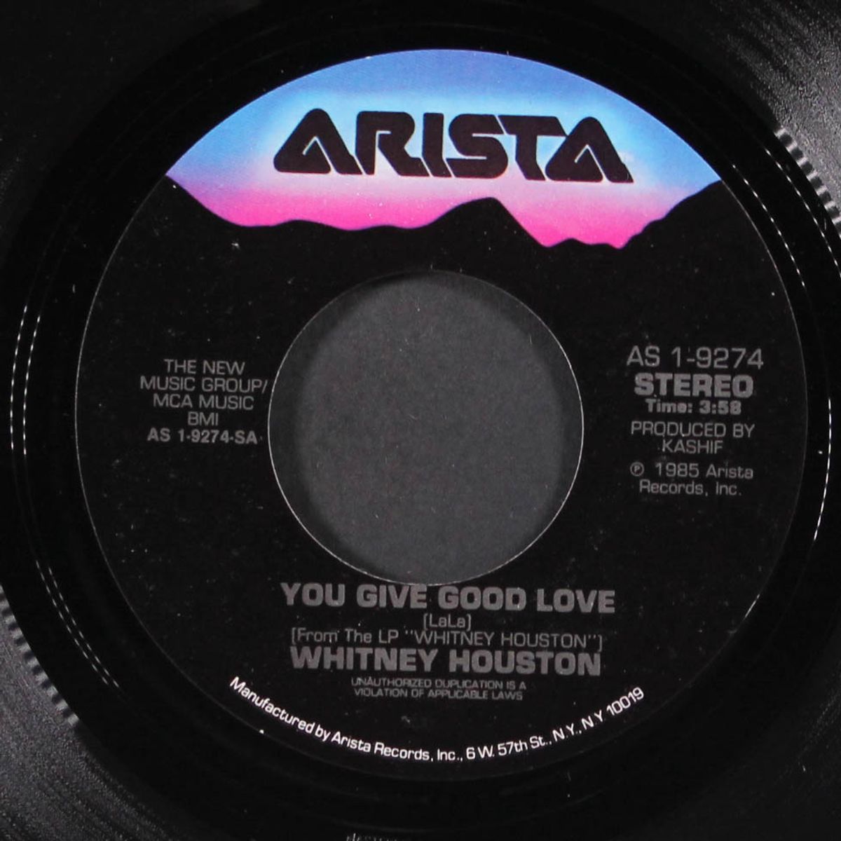you give good love / greatest love of all by WHITNEY HOUSTON