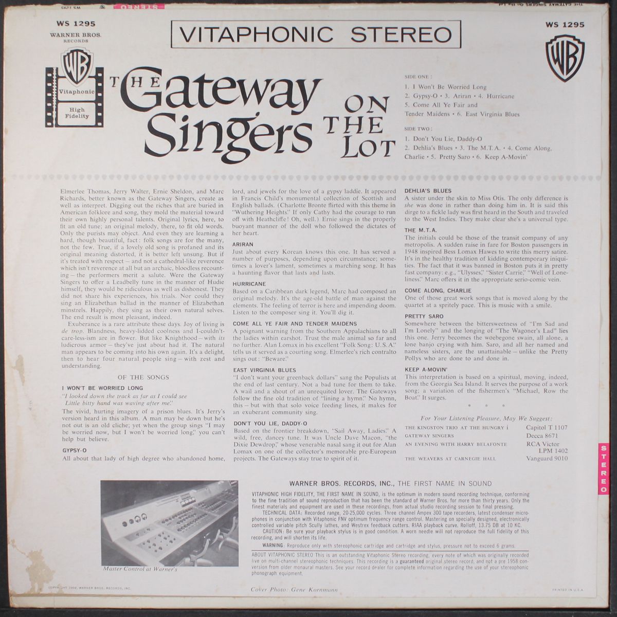 on the lot by GATEWAY SINGERS