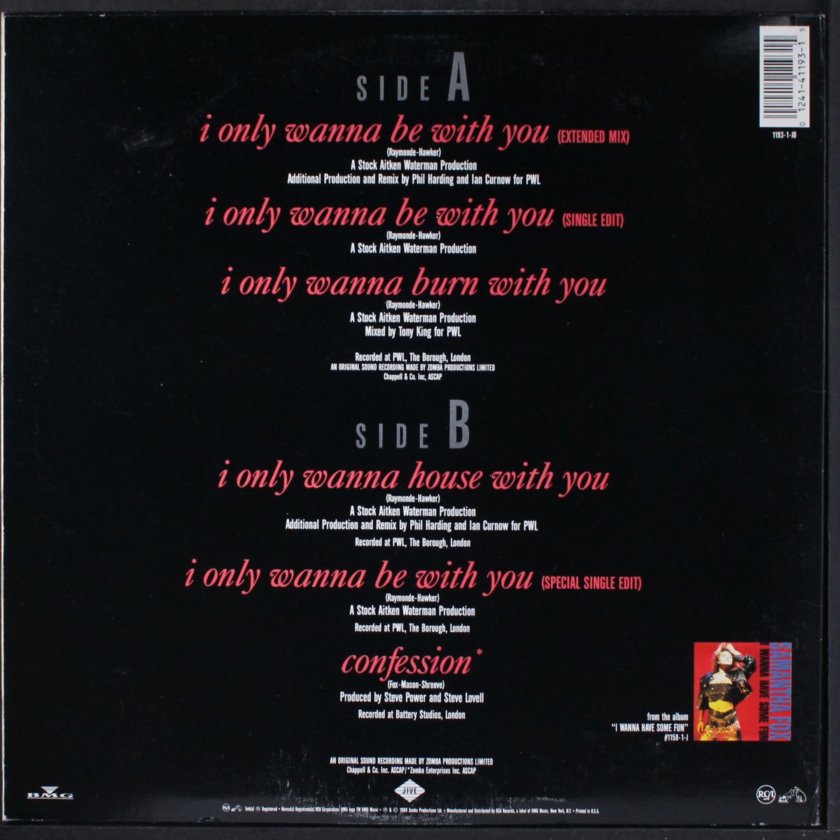 i only wanna be with you by SAMANTHA FOX