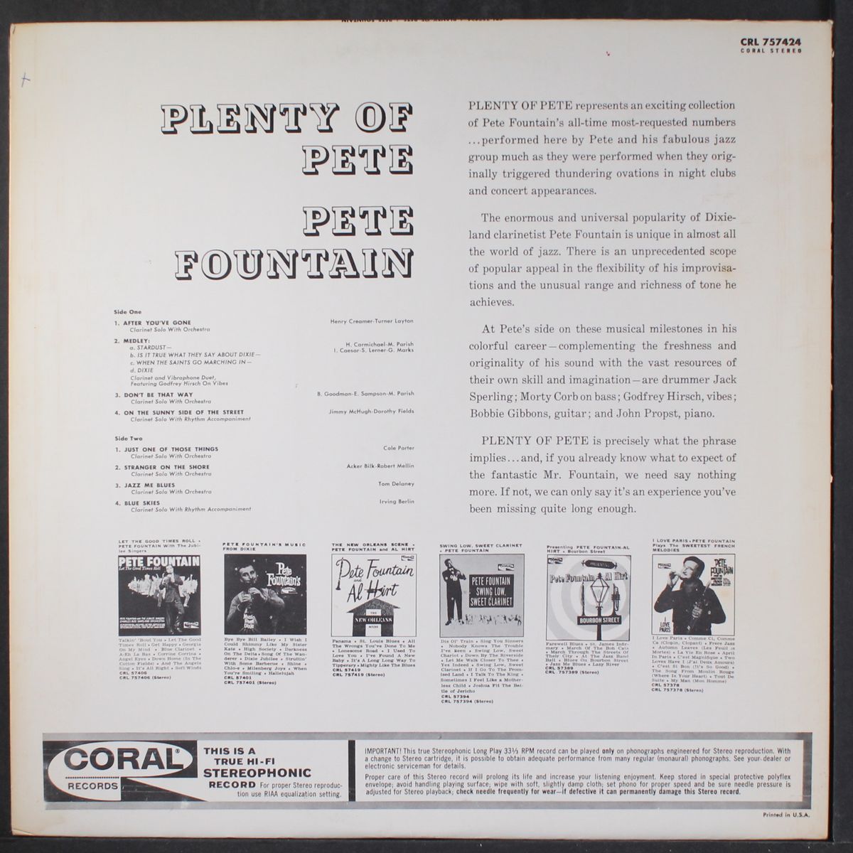 plenty of pete by PETE FOUNTAIN