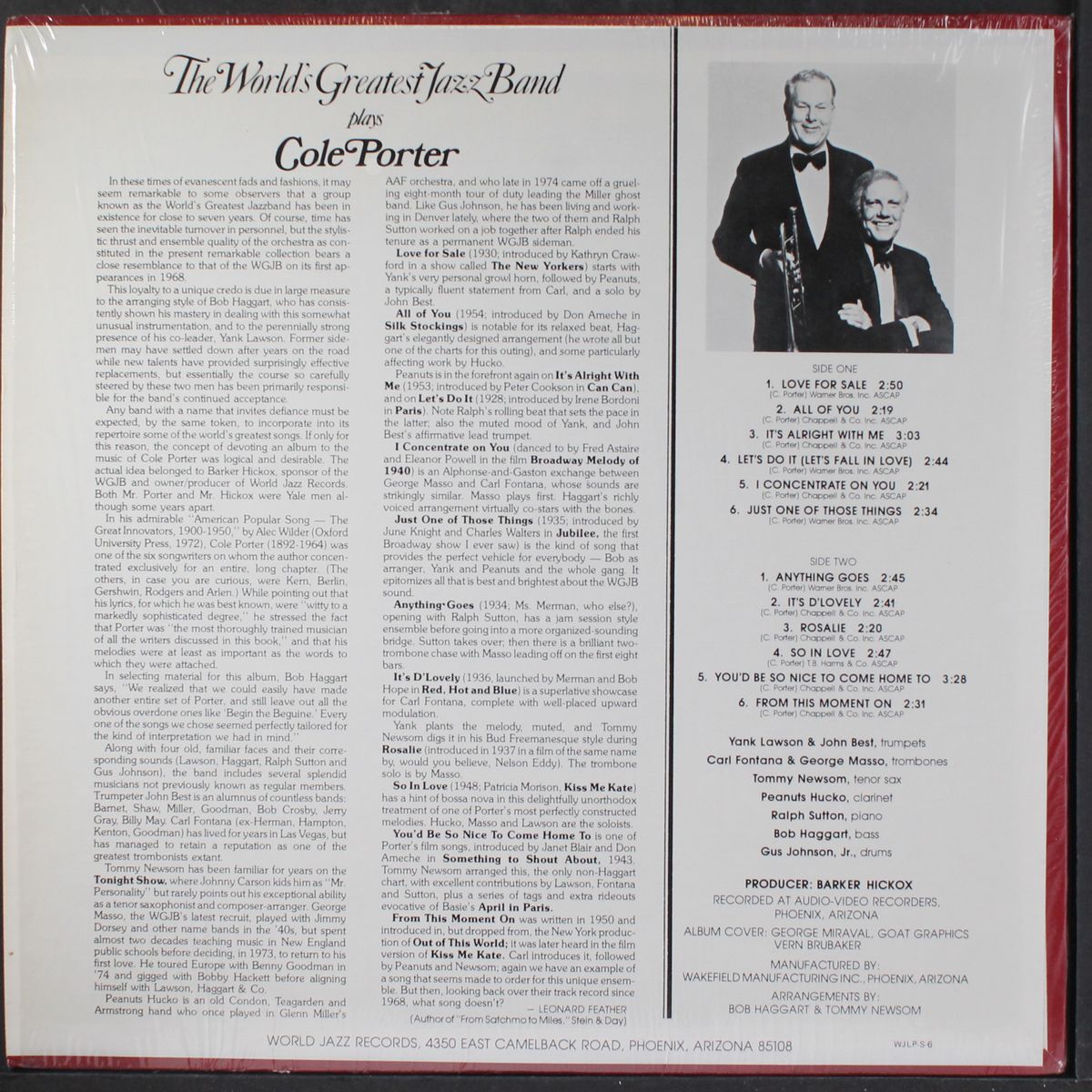 plays cole porter by YANK LAWSON & BOB HAGGART