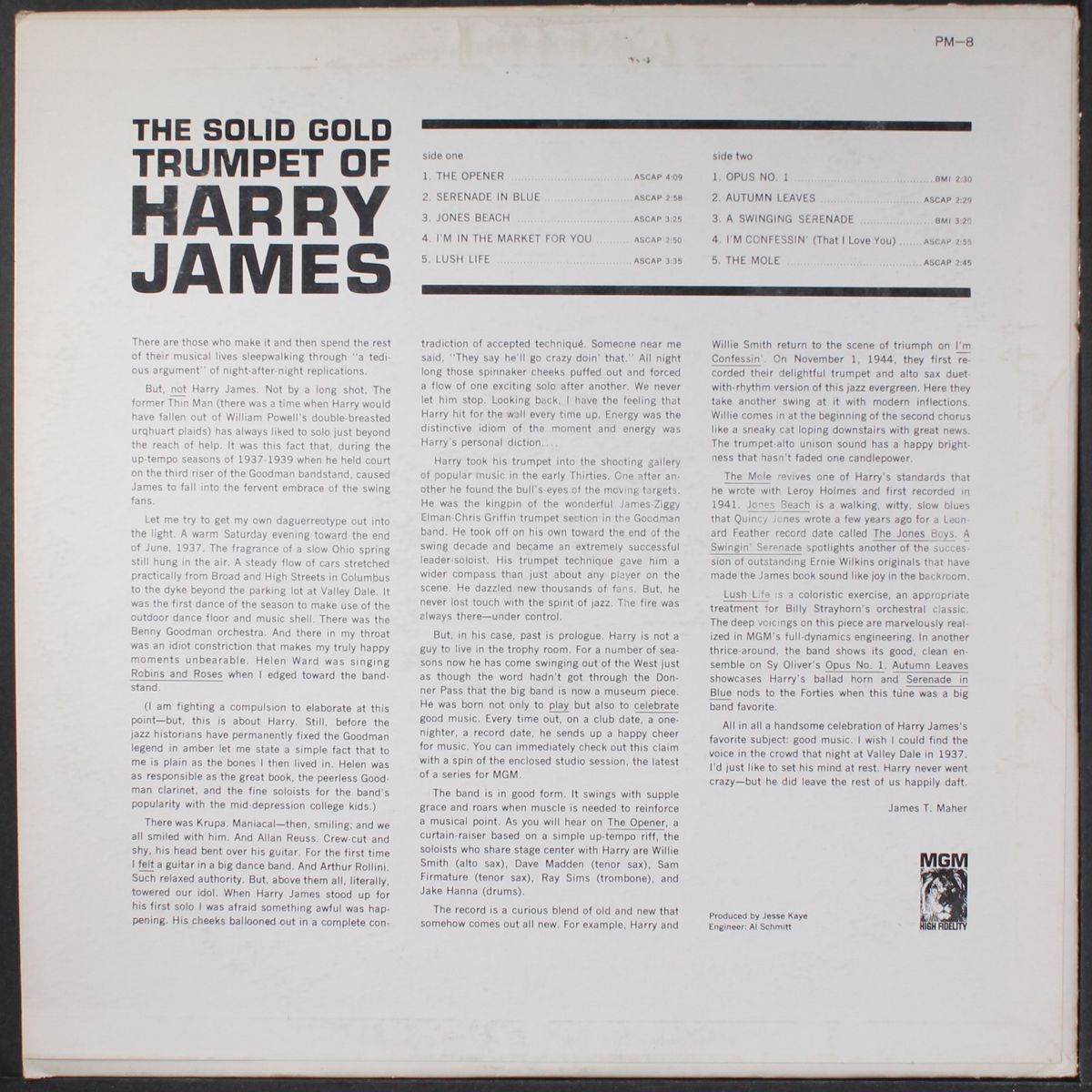 the solid gold trumpet by HARRY JAMES