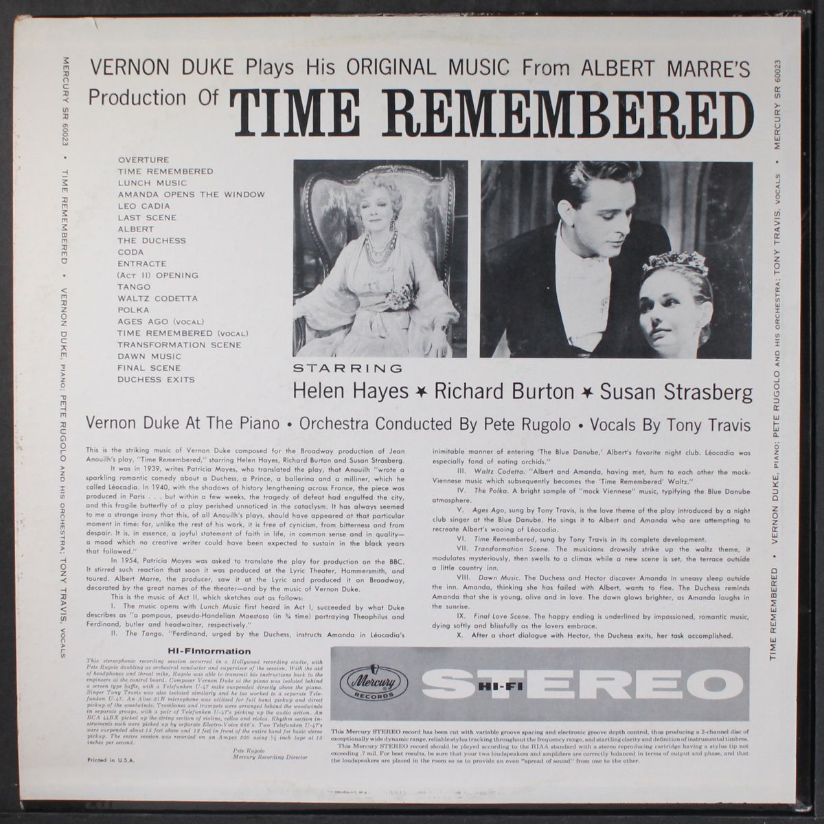 time remembered by ORIGINAL CAST