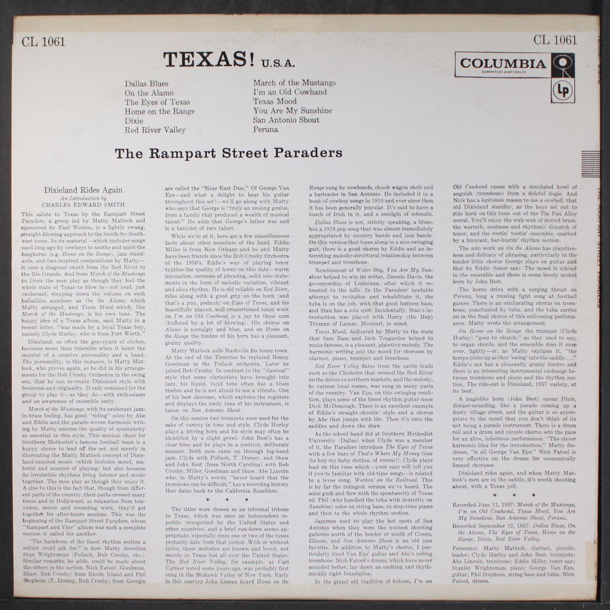 texas! by RAMPART STREET PARADERS