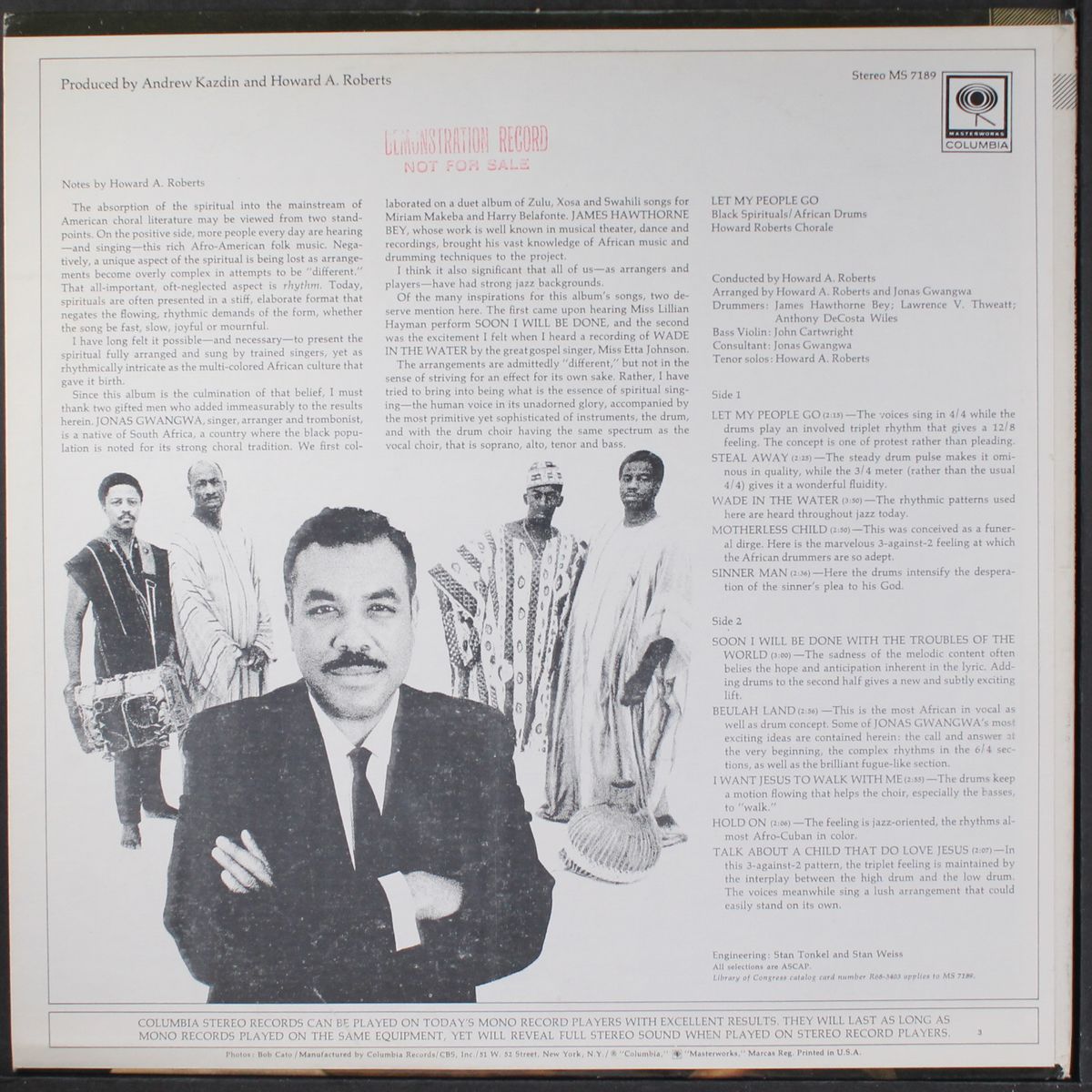 let my people go by HOWARD ROBERTS CHORALE