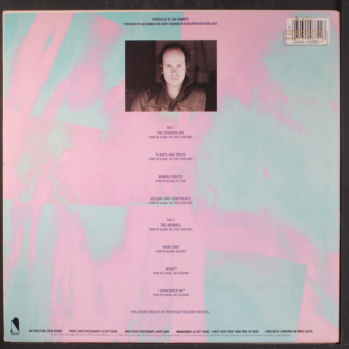 the early years by JAN HAMMER