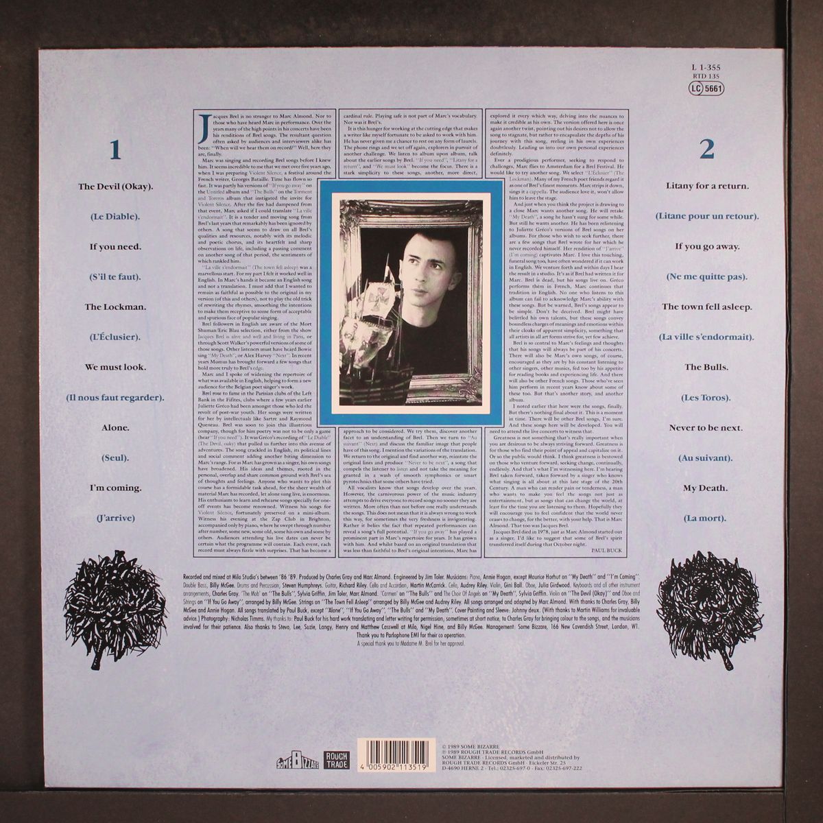 jacques by MARC ALMOND