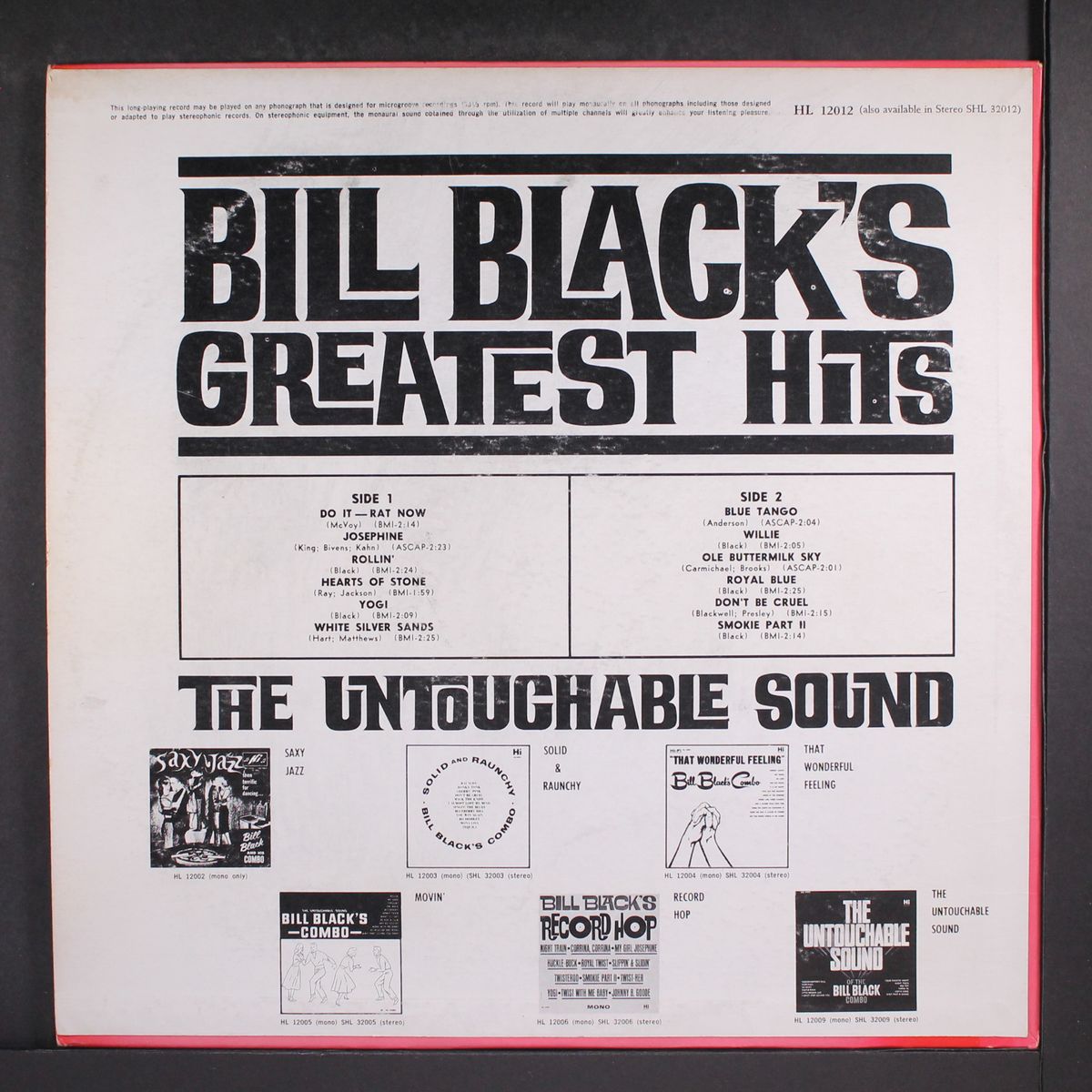 greatest hits by BILL BLACK'S COMBO