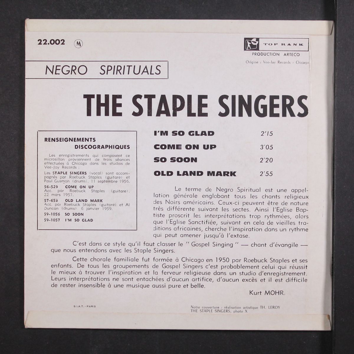 negro spirituals, vol. 2 by STAPLE SINGERS