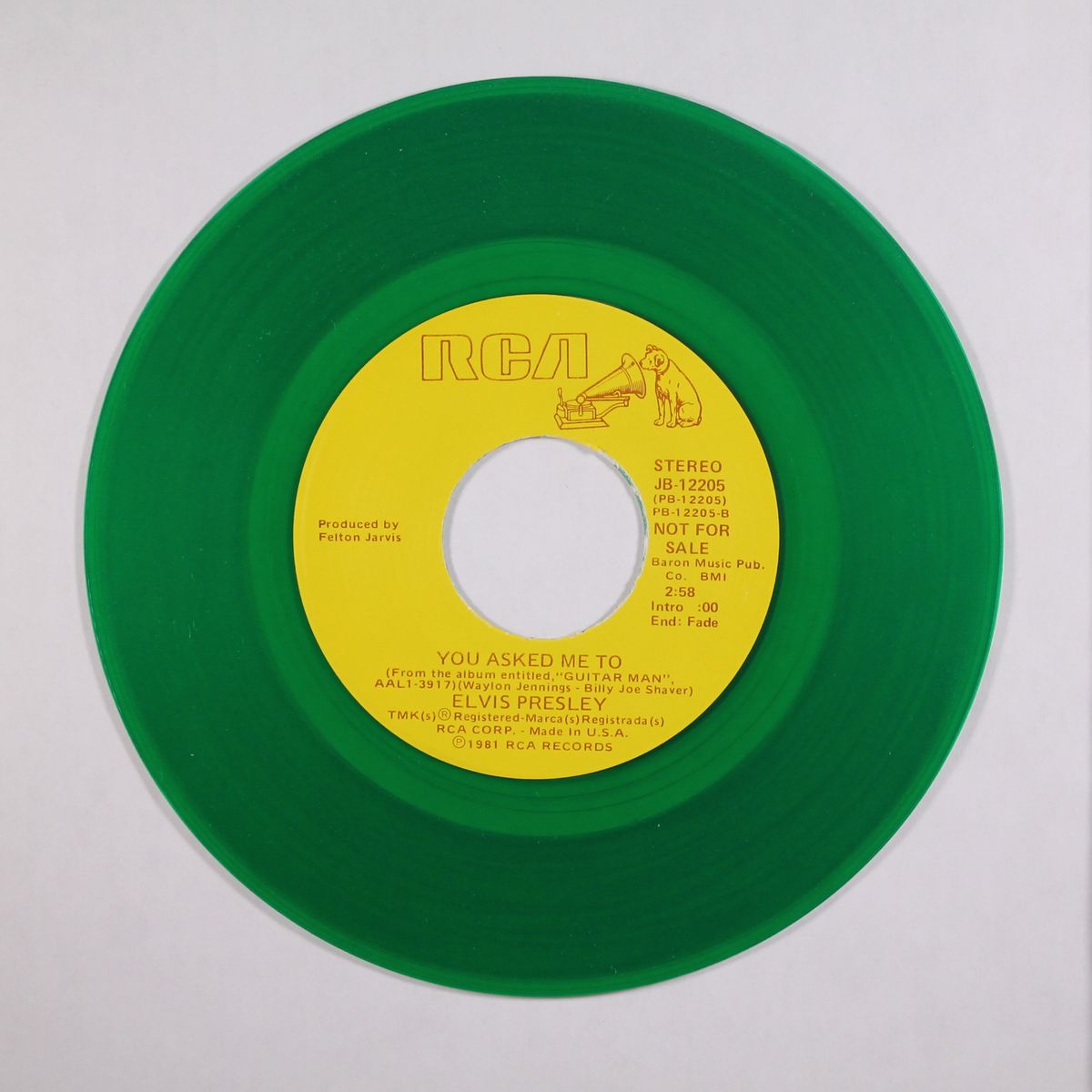 lovin' arms / you asked me to by ELVIS PRESLEY