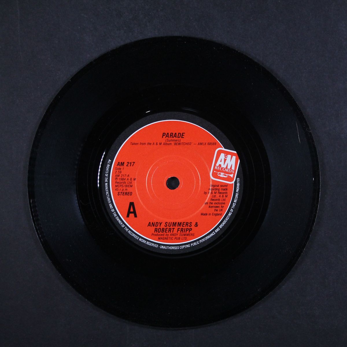 parade / train by ANDY SUMMERS & ROBERT FRIPP