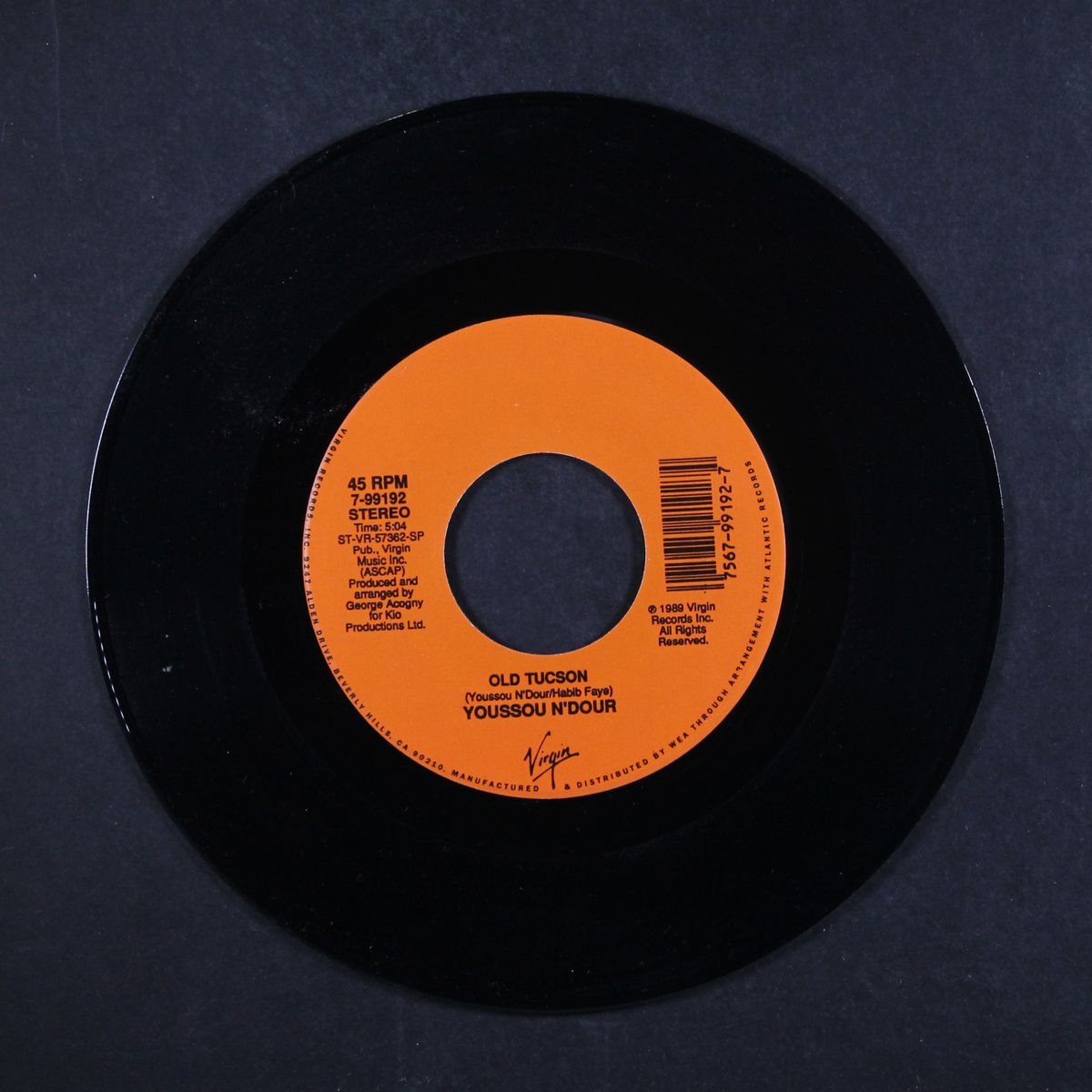 shakin' the tree / old tucson by PETER GABRIEL & YOUSSOU N'DOUR