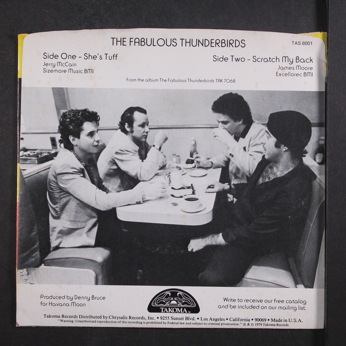 she's tuff / scratch my back by FABULOUS THUNDERBIRDS