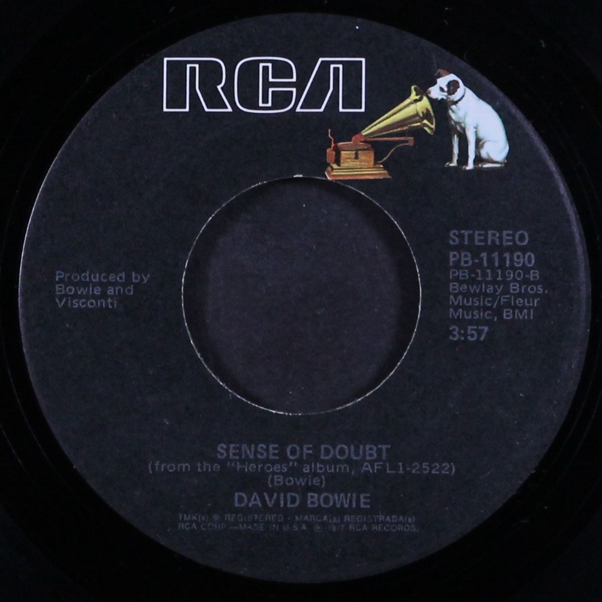 beauty and the beast / sense of doubt by DAVID BOWIE