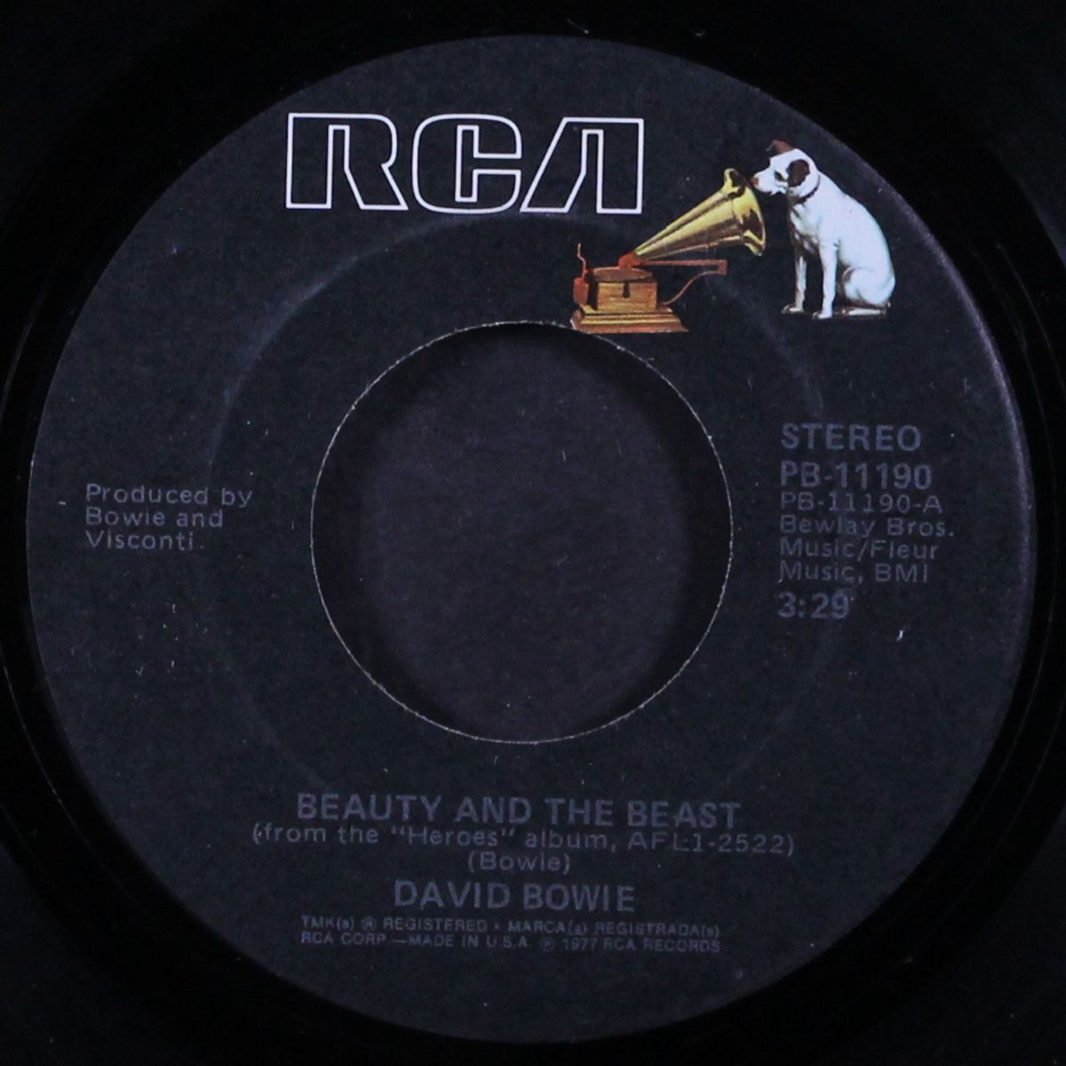 beauty and the beast / sense of doubt by DAVID BOWIE
