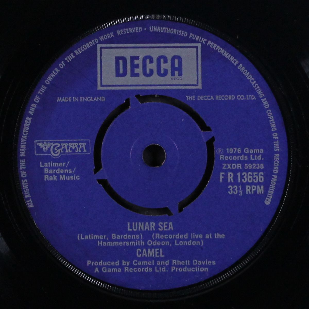 another night / lunar sea by CAMEL