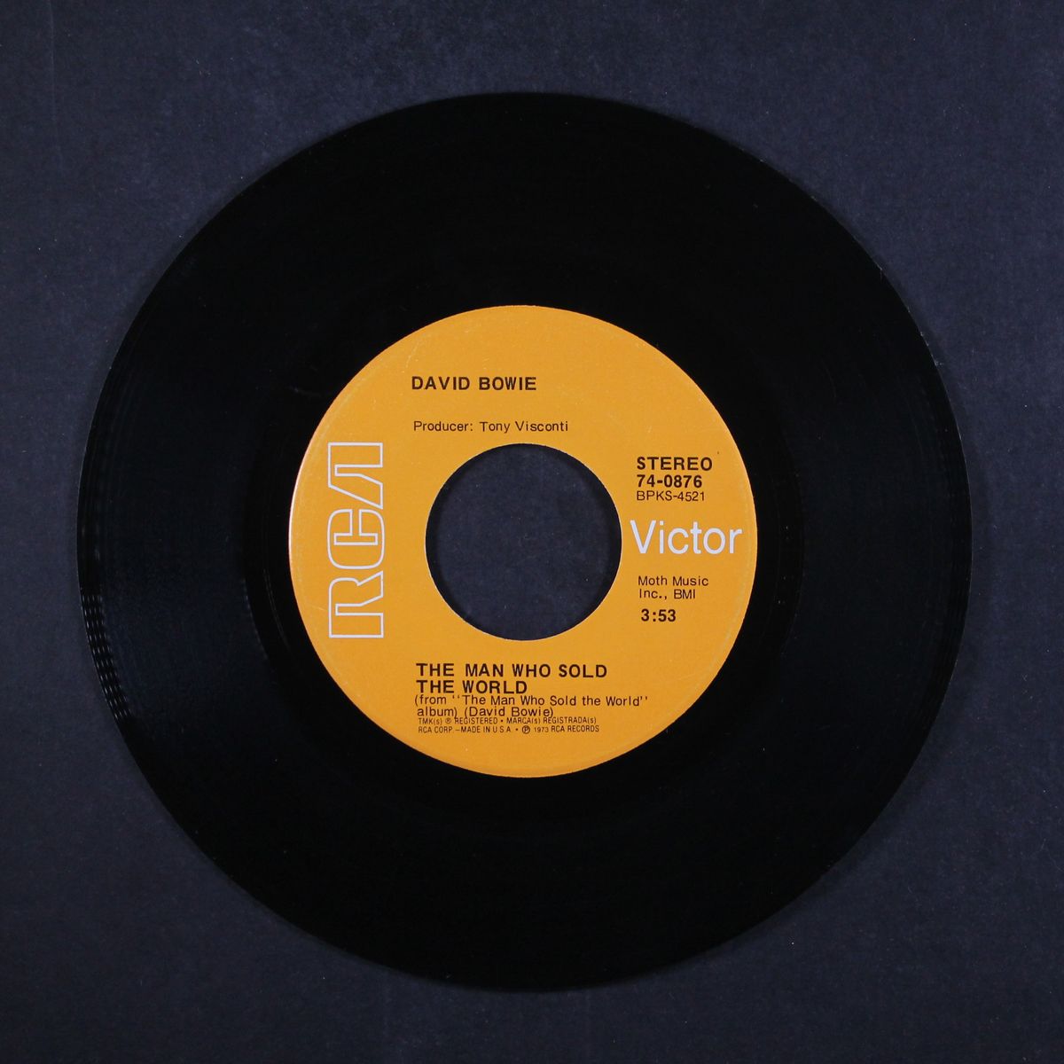 space oddity / the man who sold the world by DAVID BOWIE