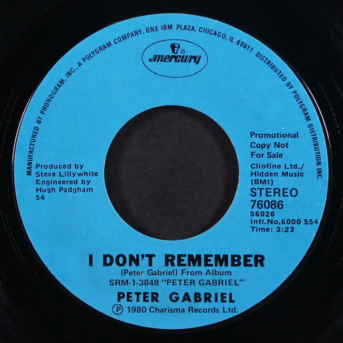 i don't remember / same by PETER GABRIEL