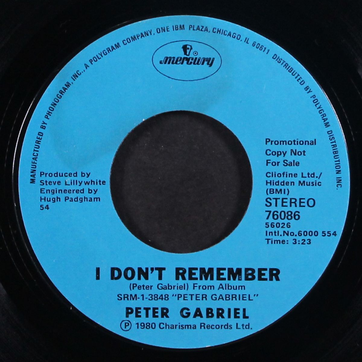 i don't remember / same by PETER GABRIEL