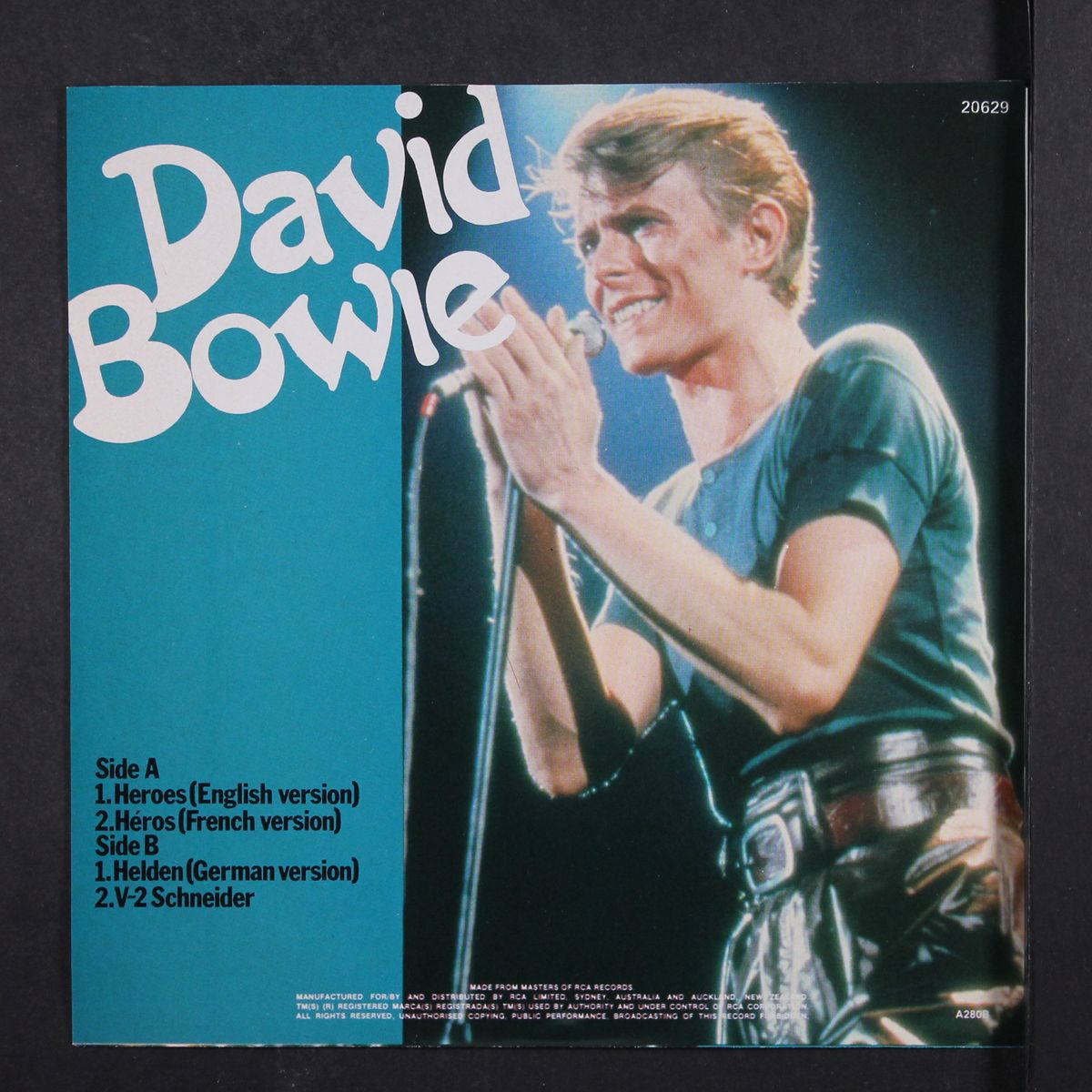 heroes (german/french/english) / v-2 schneider by DAVID BOWIE