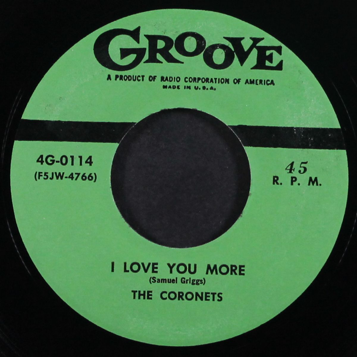 i love you more / crime doesn't pay by CORONETS