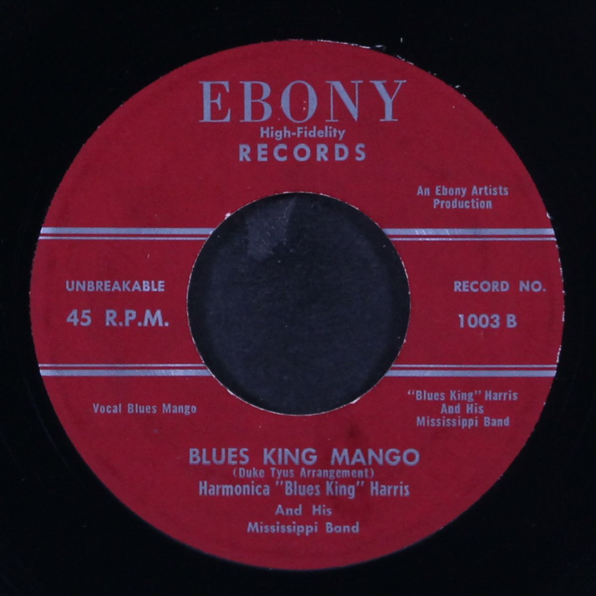 i need you pretty baby for my own / blues king mango by HARMONICA 'BLUES KING' HARRIS