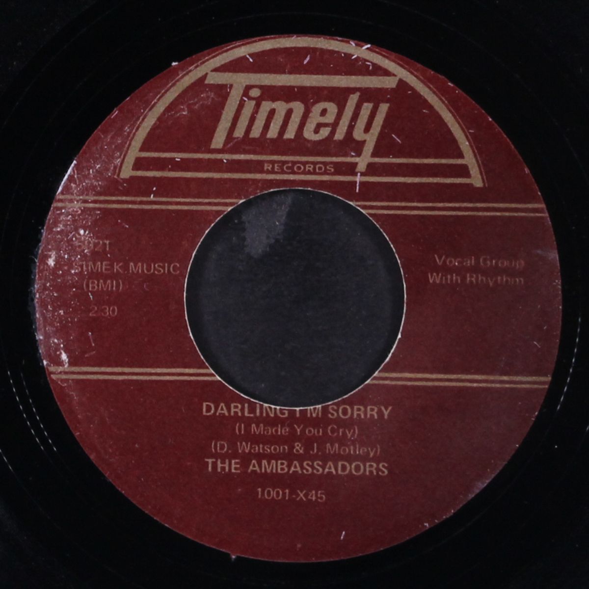 darling i'm sorry / will a-bea by AMBASSADORS