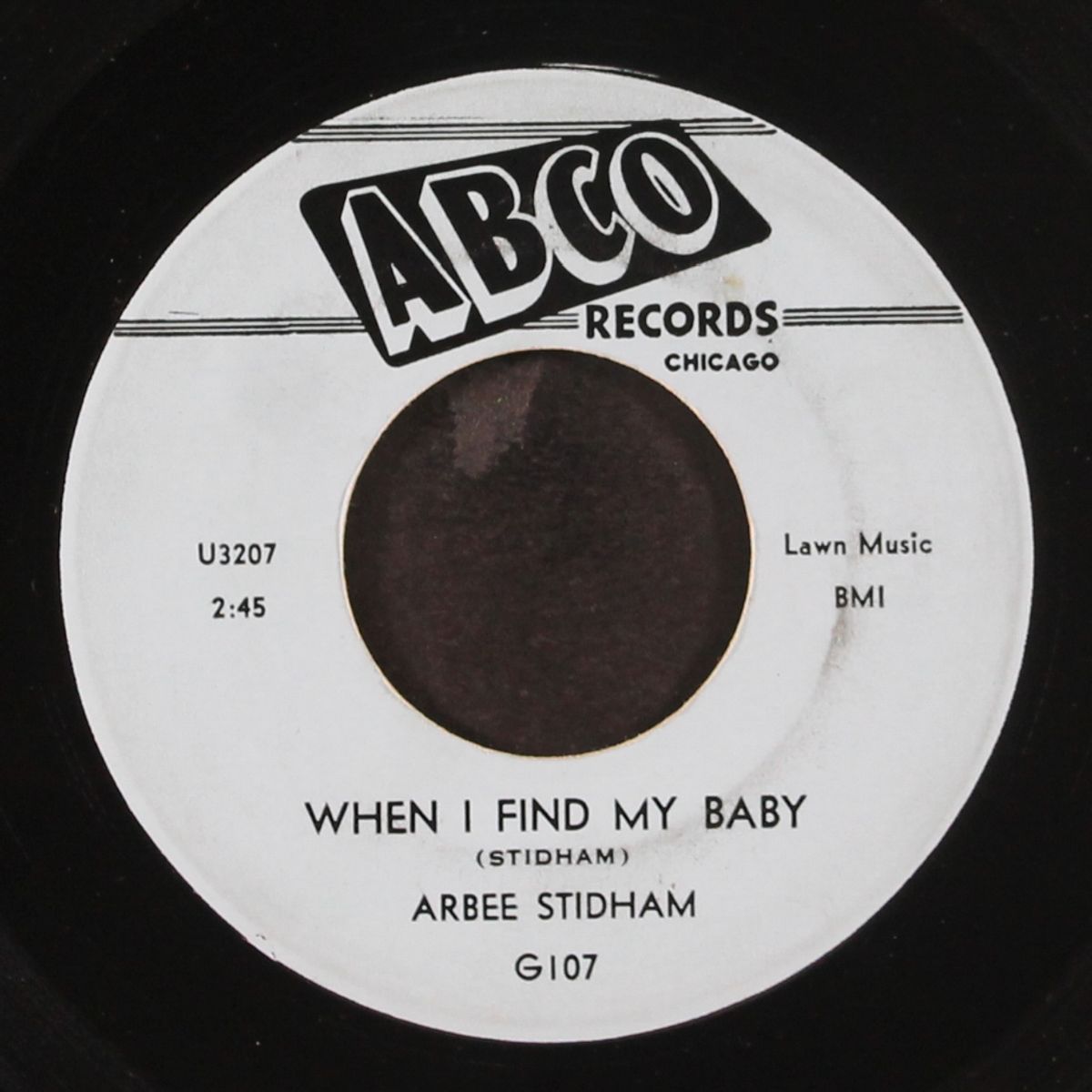 when i find my baby / please let me be by ARBEE STIDHAM