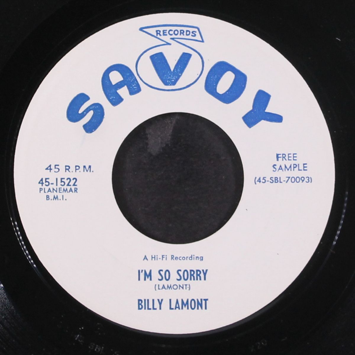 i got a rock and roll gal / i'm so sorry by BILLY LAMONT