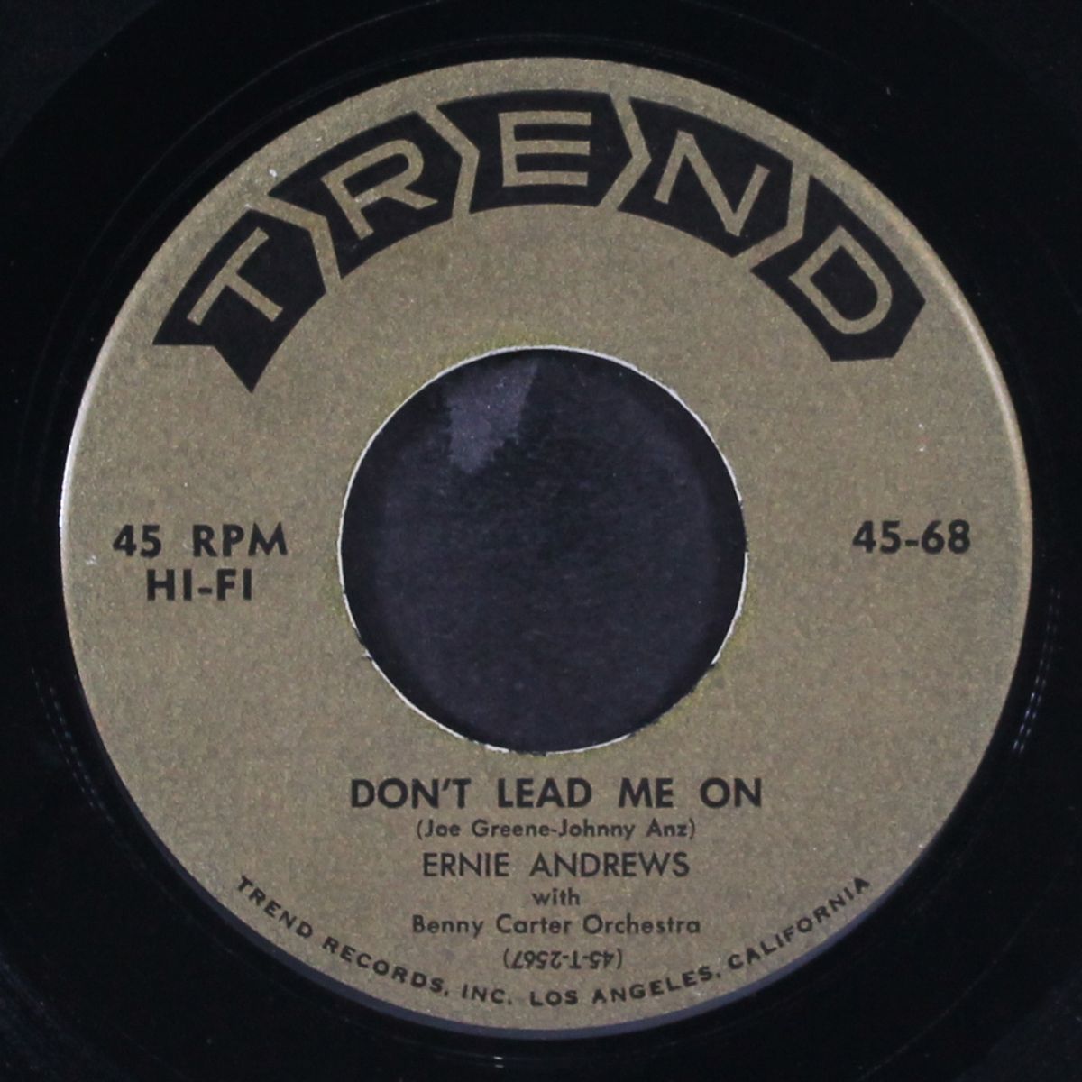 make me a present of you / don't lead me on by ERNIE ANDREWS