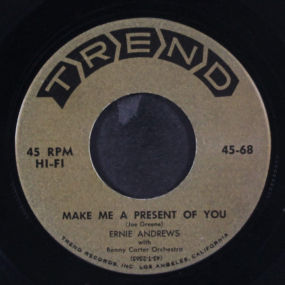 make me a present of you / don't lead me on by ERNIE ANDREWS