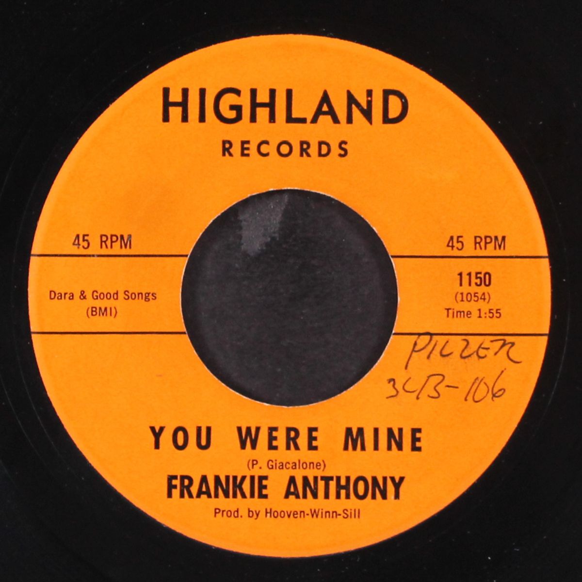 the wonders of love / you were mine by FRANKIE ANTHONY