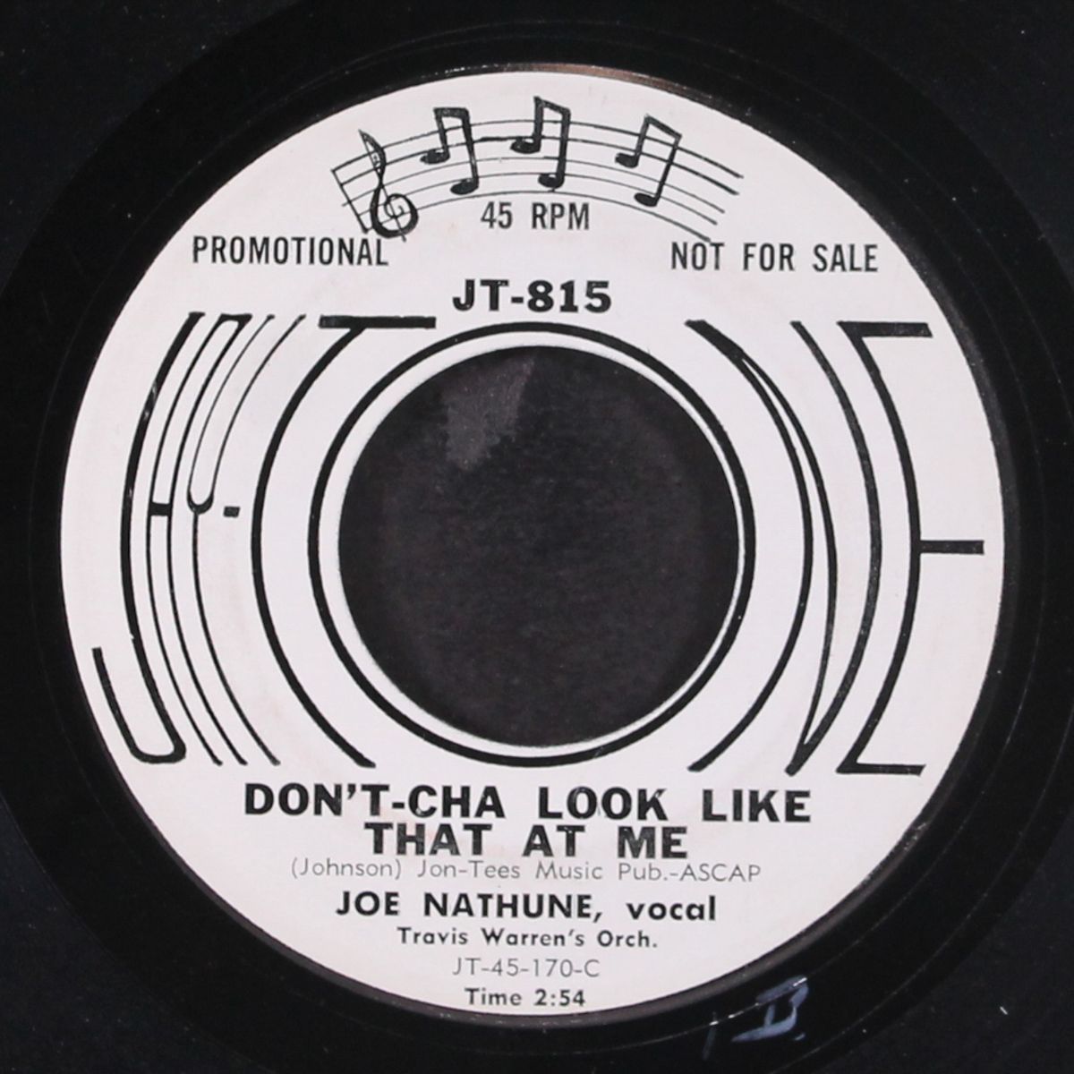 love 'n in me / don't-cha look like that at me by JOE NATHUNE