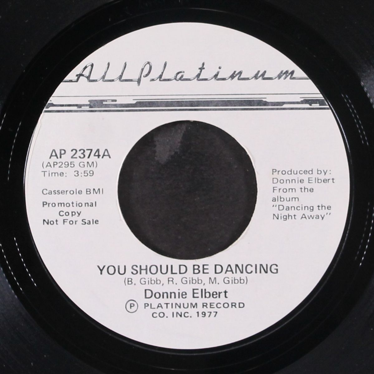 you should be dancing / same by DONNIE ELBERT